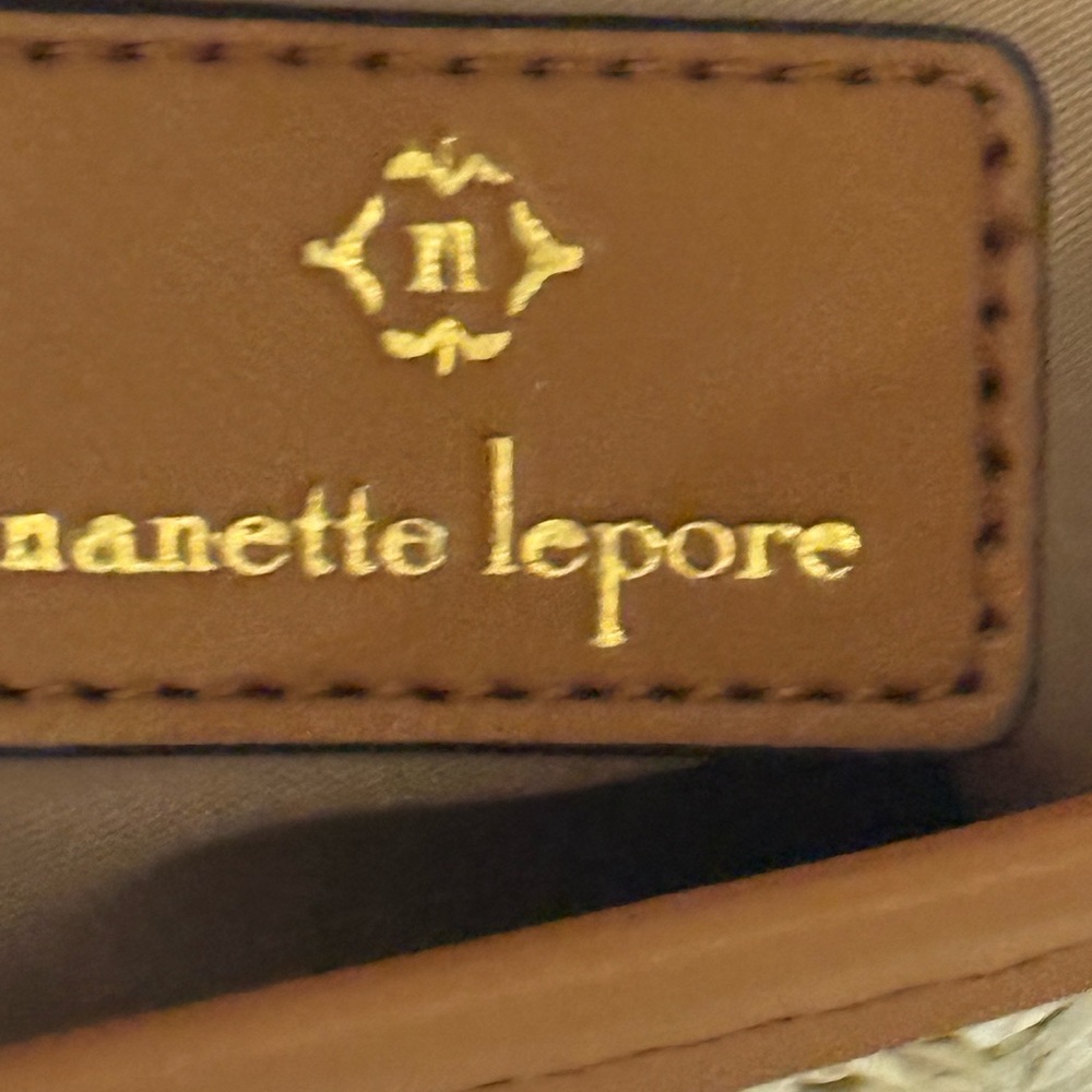 Nanette Lepore Tan Woven‎ Crossbody Bag - Picture 5 of 6